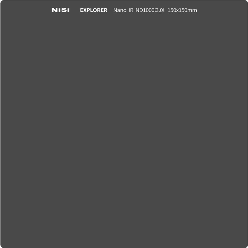 NiSi Square Filter Explorer 150X150mm IRND 1000 10Stops