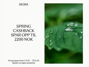 Sigma Spring Cashback