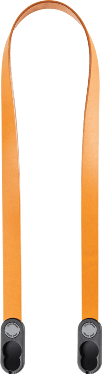 Peak Design Form Leather Camera Strap Neck Amber