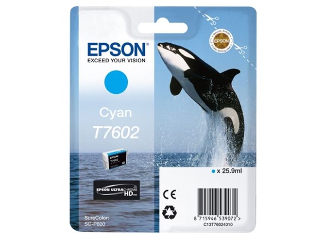 Hovedbilde Epson T7602 Cyan