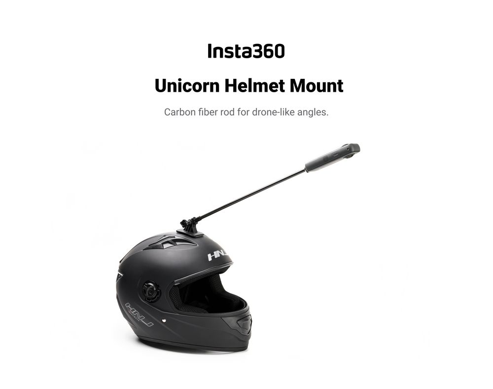 Insta360 Unicorn Helmet Mount Carbon Fiber Mount