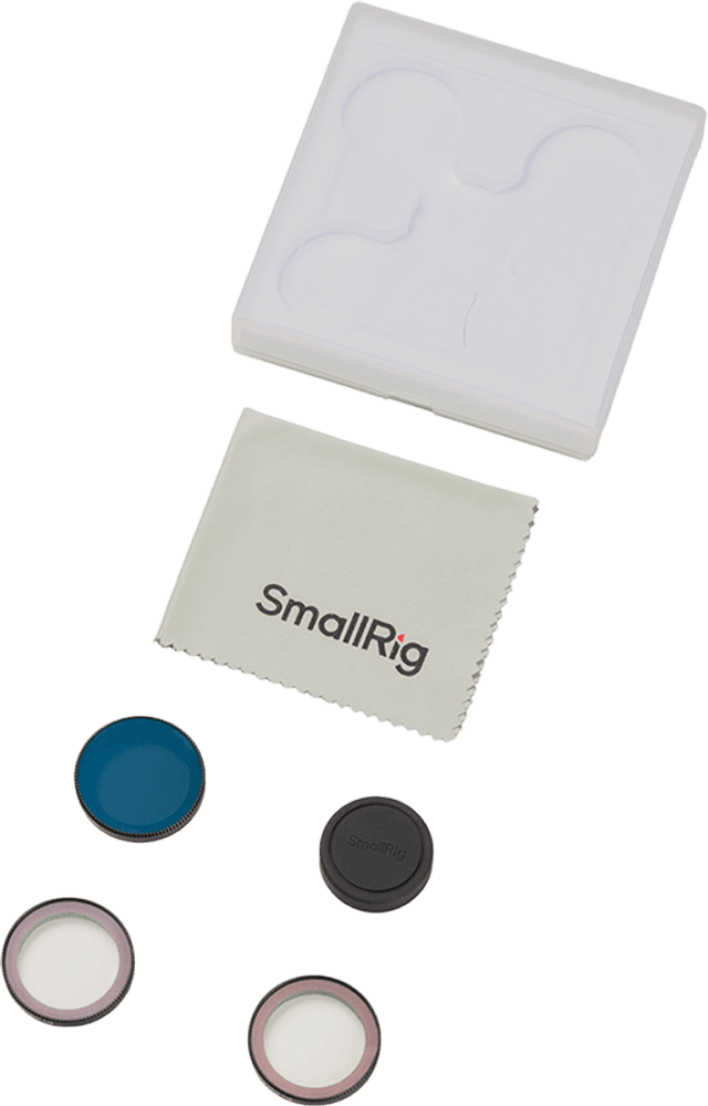 SmallRig 5789 1/2 & 1/4 Black Diffusion & ND8-CPL Polarizing Filter Kit for DJI Osmo Nano