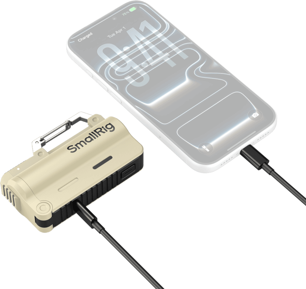 SmallRig 6089 10000mAh Battery and Charger Kit for 21700 Battery Brown