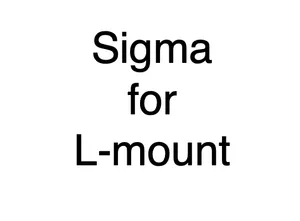 Sigma for L- Mount