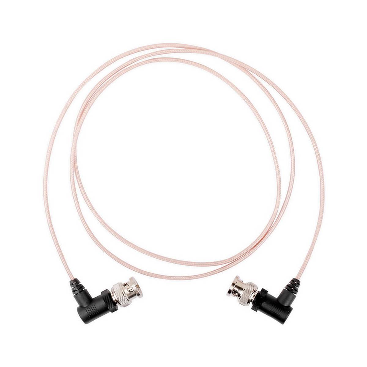 NORTH 3G SDI Kabel BNC Han-Han 50cm Vinklete kontakter Extra Tyn