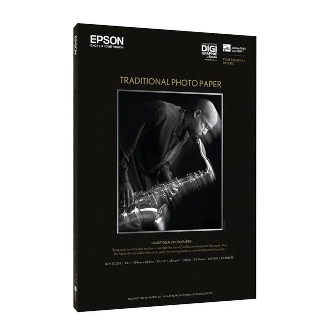 Hovedbilde Epson A4 Traditional Photo Paper 325g, 25 Ark