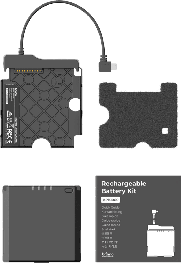 Brinno APB1000 Rechargeable Battery Kit