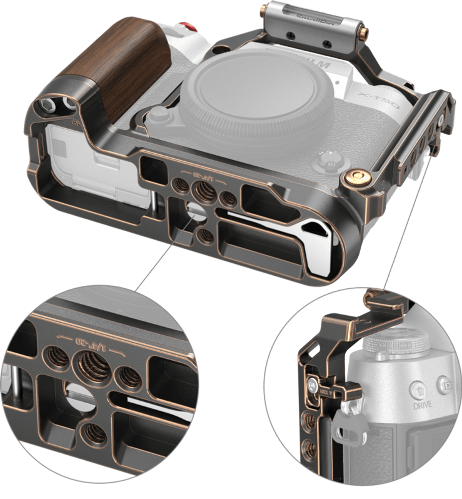 SmallRig 4714 Retro Cage for FUJIFILM X-T50