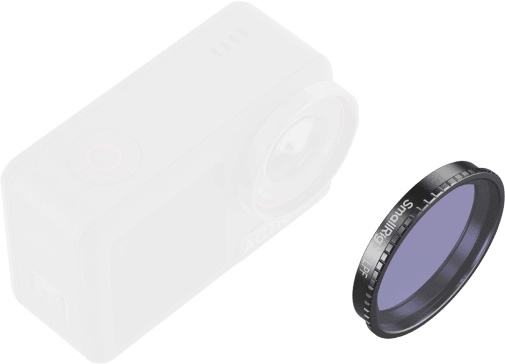 SmallRig 5837 Attachable Light Pollution Reduction Filter for DJI Osmo Action 5 Pro / 4