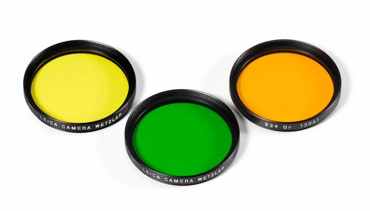 Leica Orange Filter, E39, black