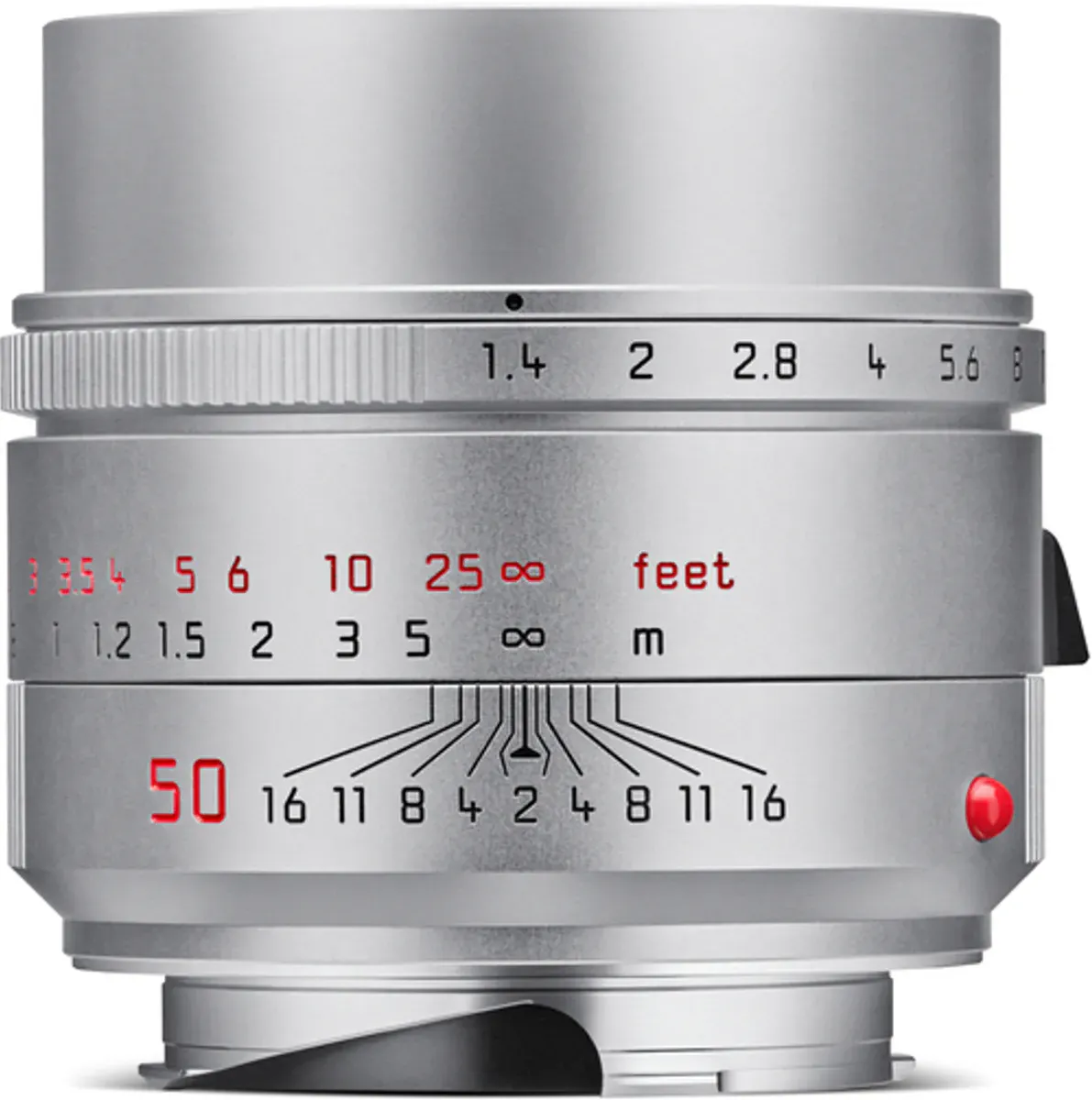 Leica Summilux-M 50mm f/1.4 ASPH. Lens - Silver Brukt