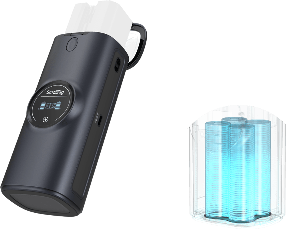 SmallRig 5109 Power Bank Charger Case Kit for Sony NP-FZ100 Camera Batteries