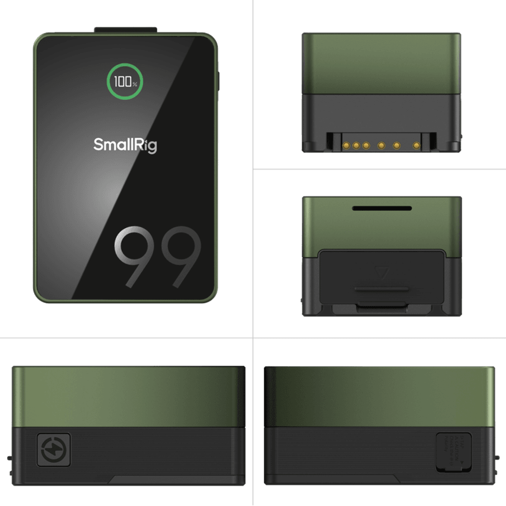 SmallRig 4974 VB99 Pro mini V Mount Battery Green