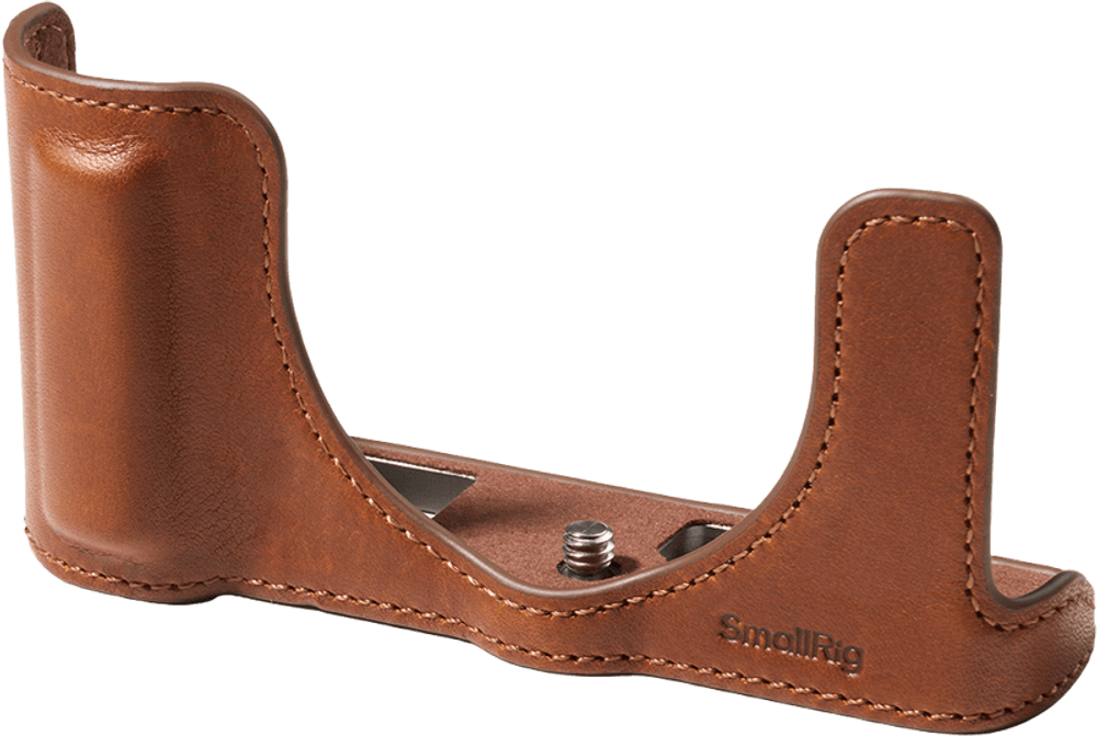SmallRig 5699 Leather Half Case for Panasonic LUMIX L10 Brown