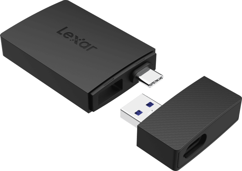 Lexar Cardreader microSD/SD I Dual Slot USB-A/C microSD Card USB 3.1 Reader, up to 255MB/s read