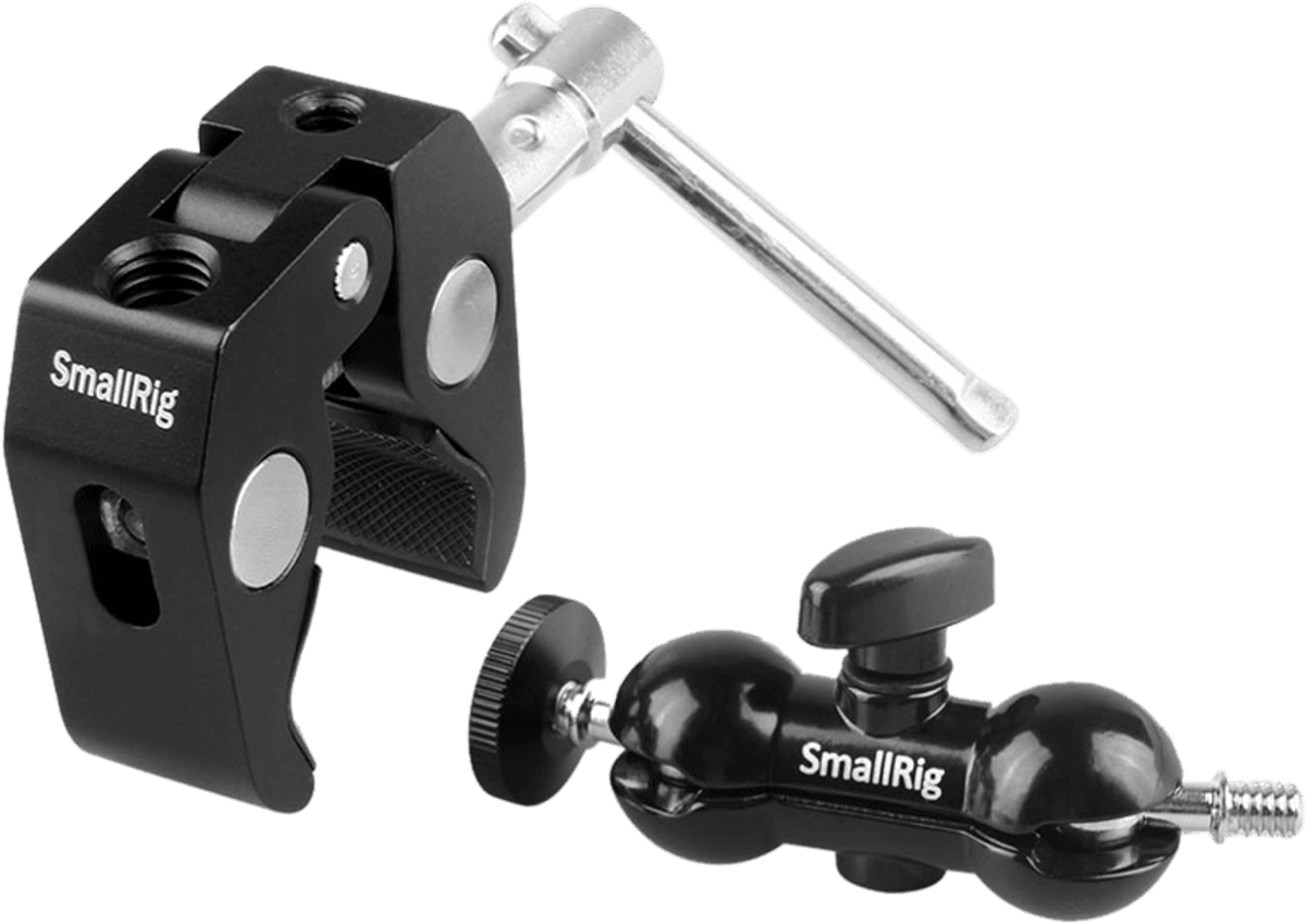 SmallRig 1138 Double BallHead w/Clamp & 1/4