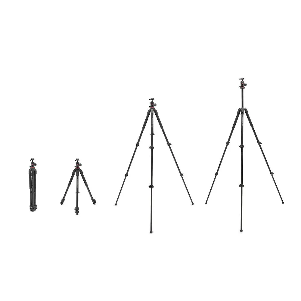 Manfrotto Stativsett Foto MT190X3 + MH496-BHQ6T