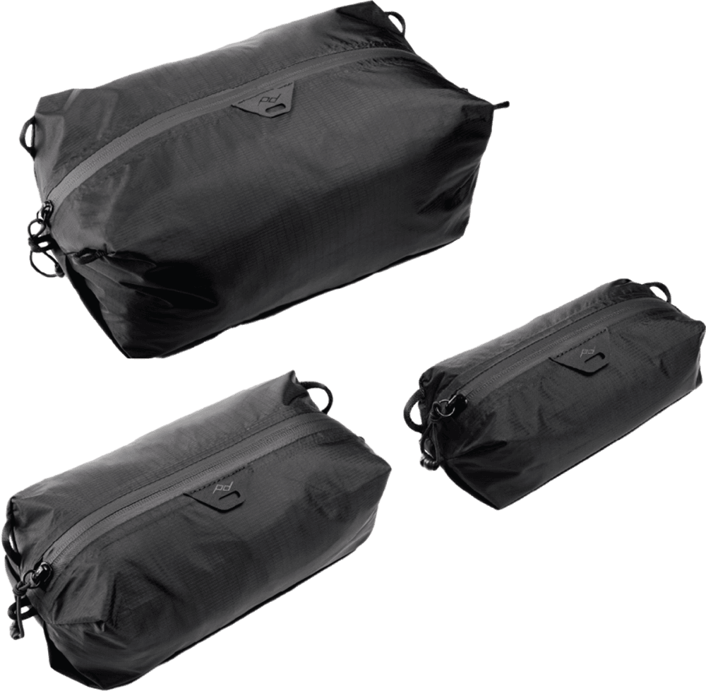 Peak Design Ultralight Packing Cube BUNDLE XXS-XS-S Black