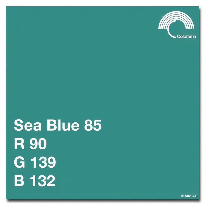 Hovedbilde Colorama Bakgrunnspapir 2,72m x 11m Sea Blue