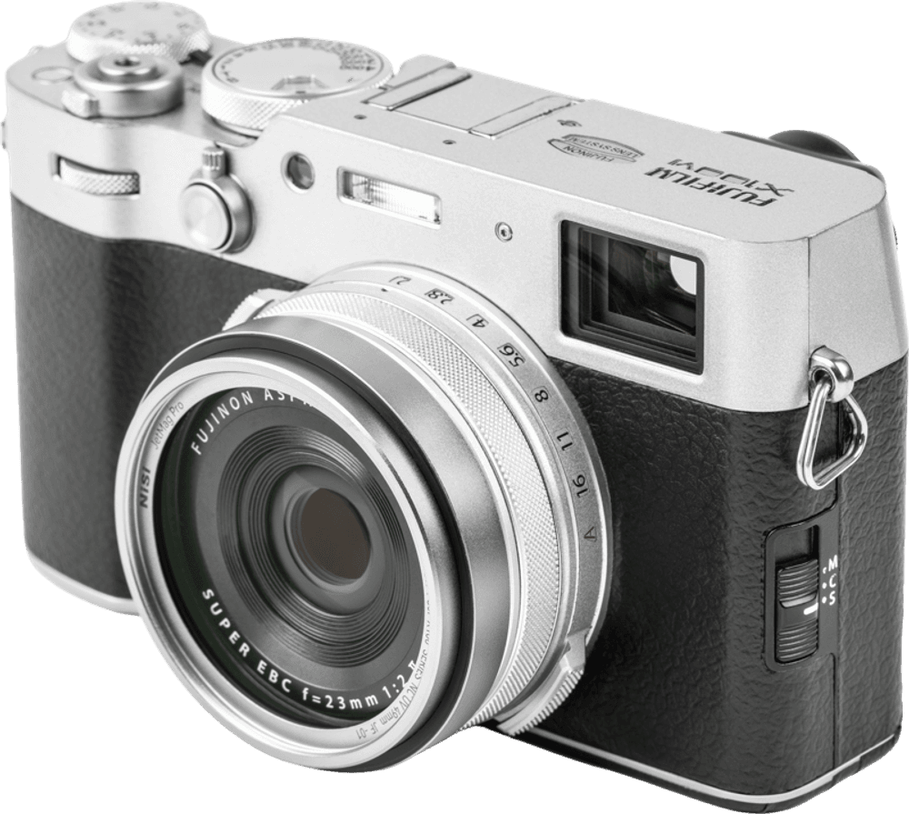 NiSi JetMag Pro Lens Hood, Uv Filter & Cap for Fuji X100 Series Silver