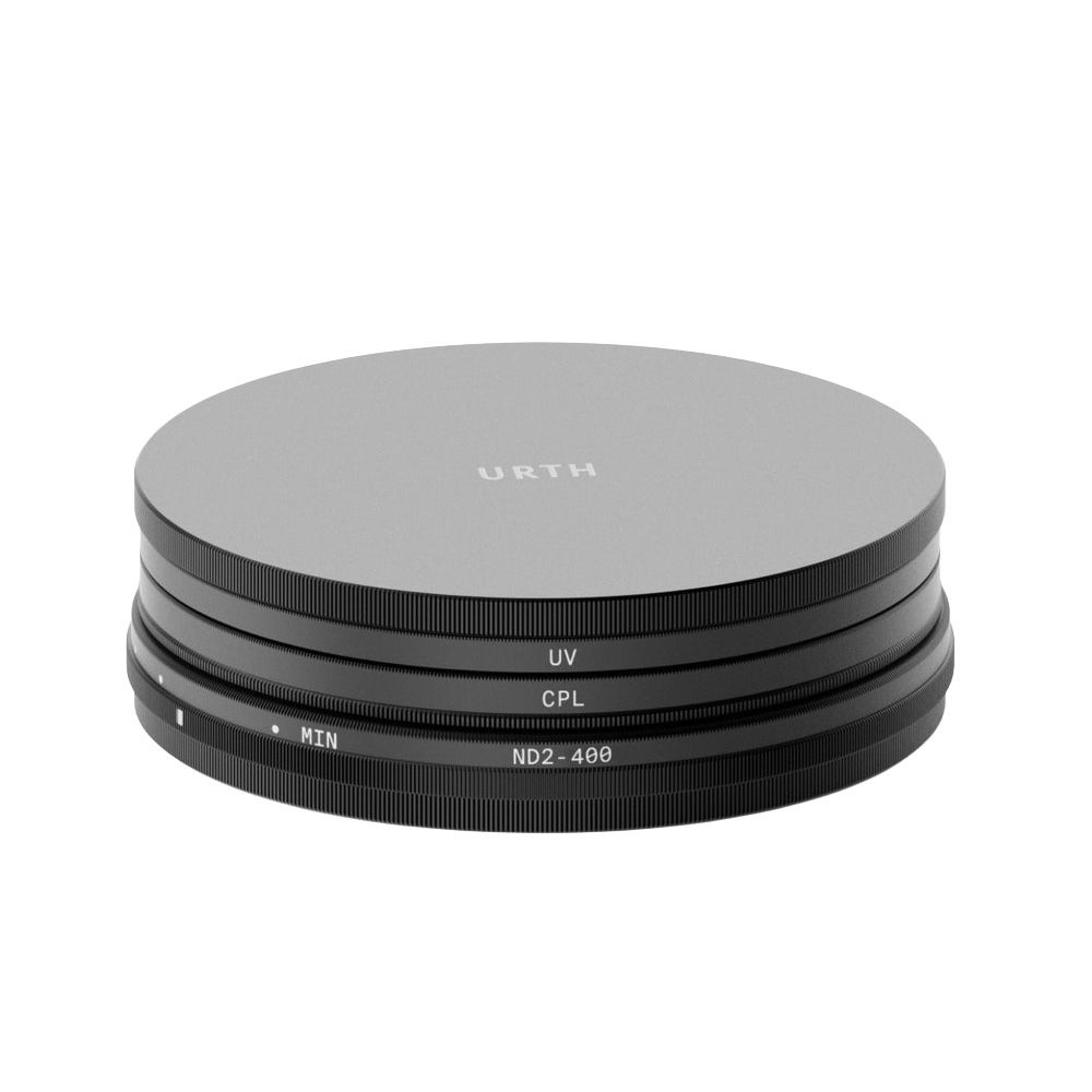 Urth 55mm UV, Circular Polarizing (CPL), ND2-400 Lens Filter Kit