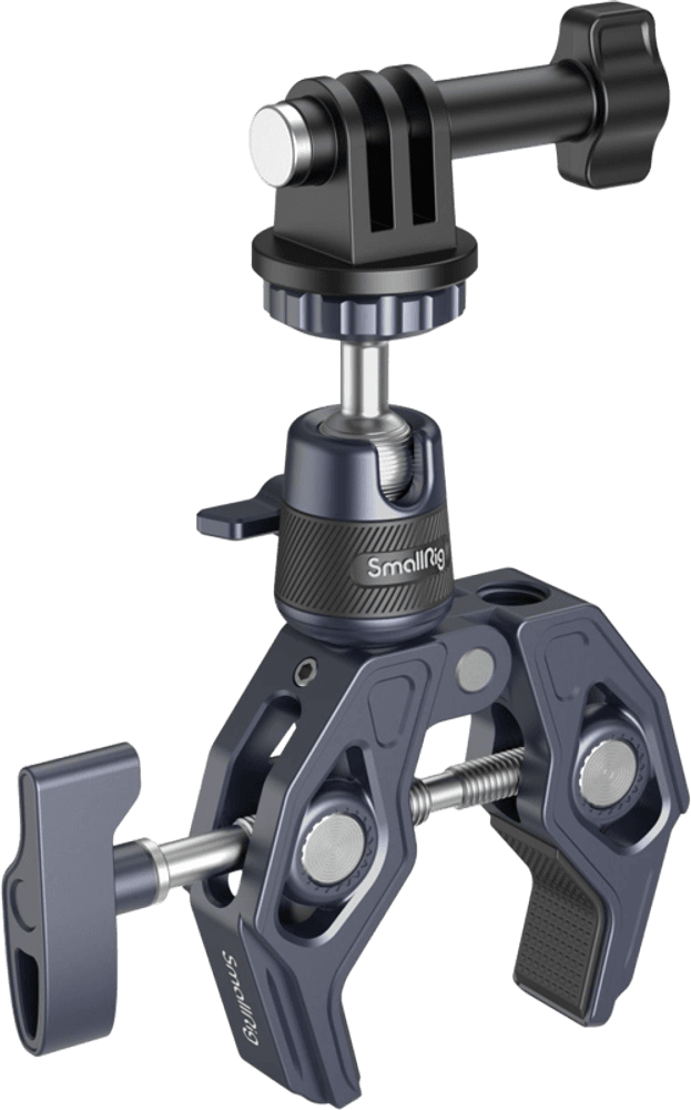 SmallRig 4102 Super Clamp with 360 Ballhead Mount for Action Cameras