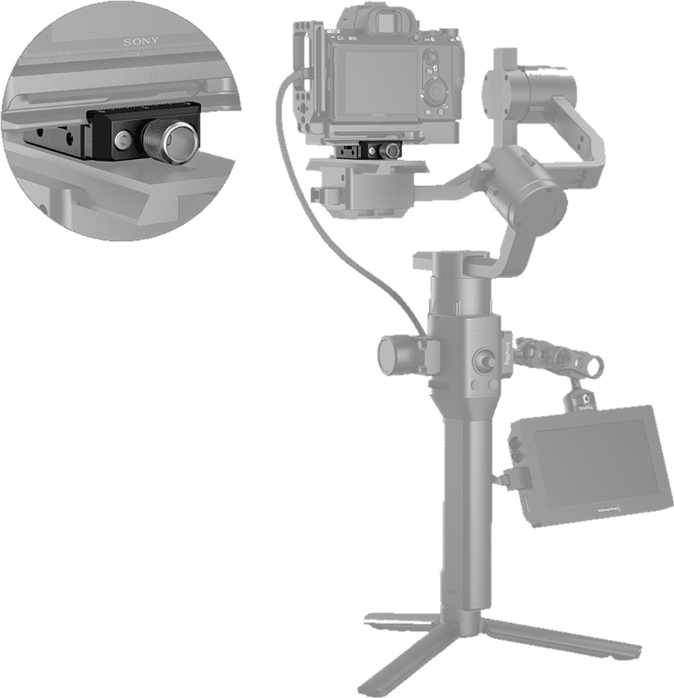 SMALLRIG 2506 QR Clamp for Ronin S/SC & Crane/Weebill S