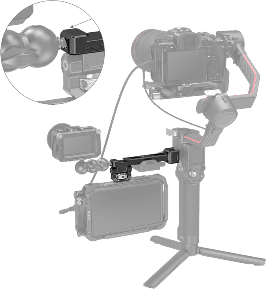 SMALLRIG 3026 Monitormontering for Ronin RS2/RSC2