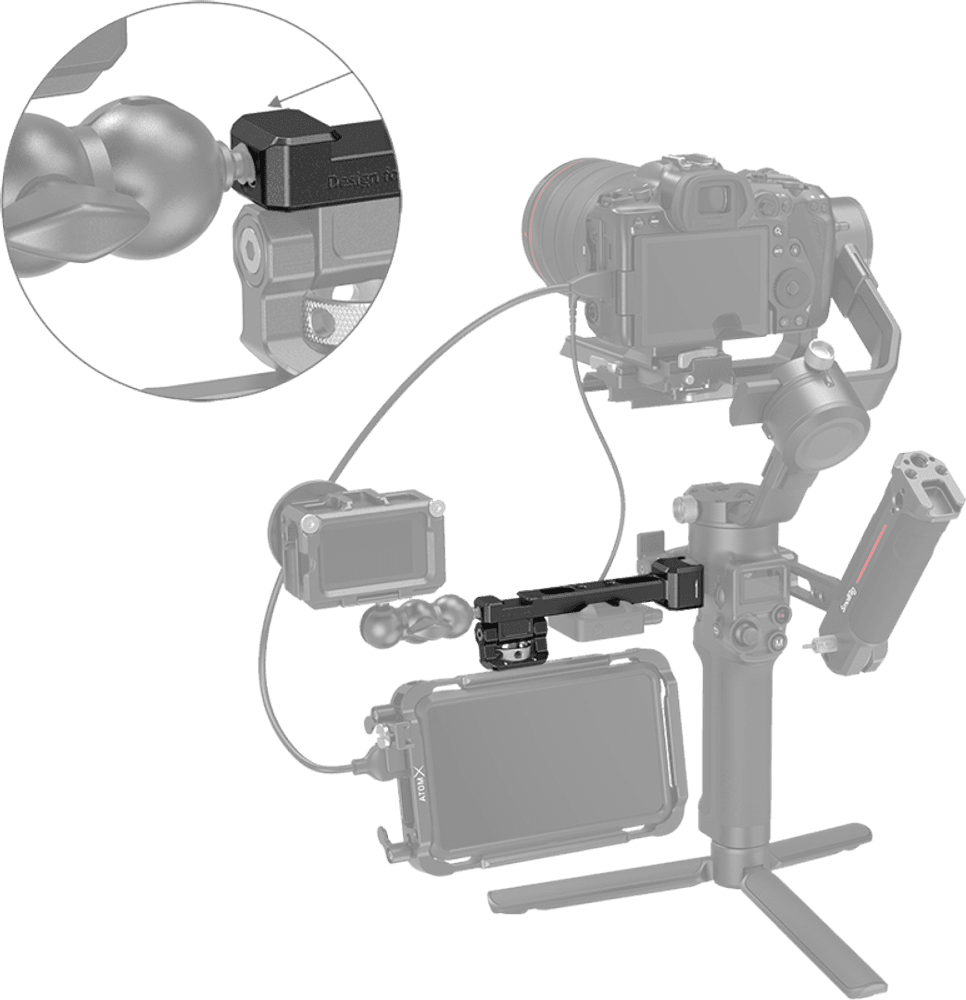SMALLRIG 3026 Monitormontering for Ronin RS2/RSC2