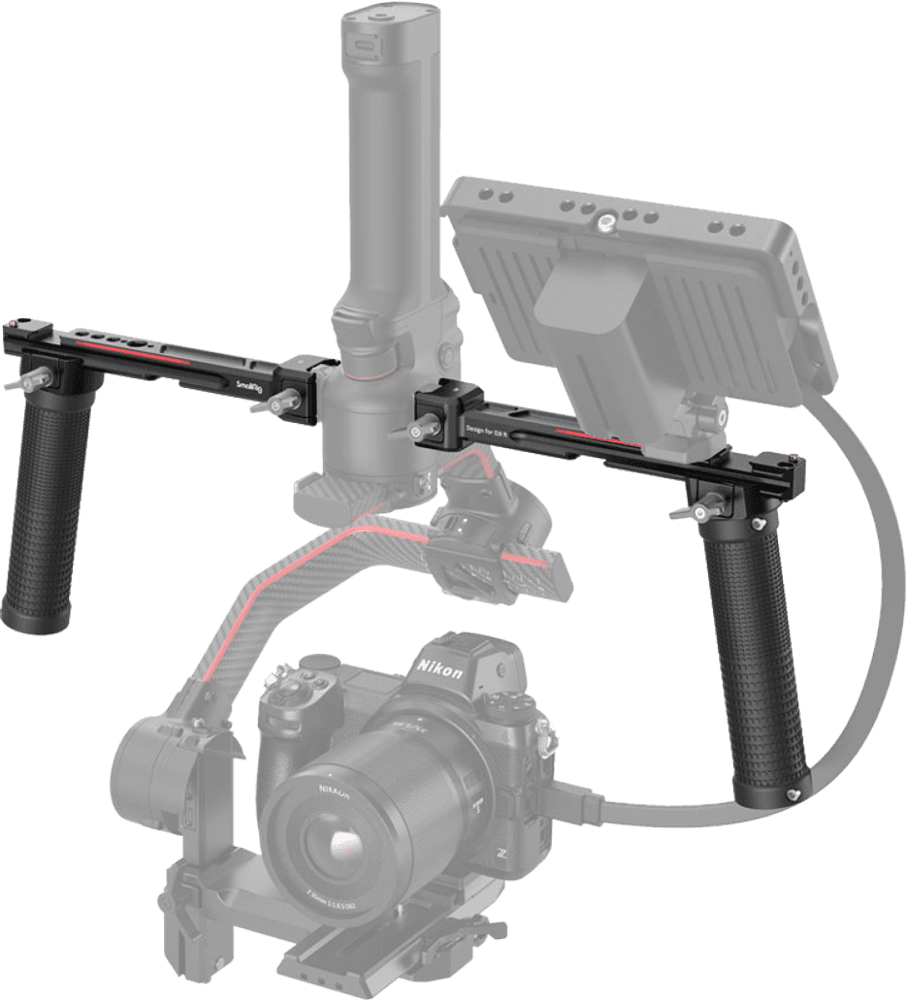 SmallRig 3027 dobbelt håndtak for Ronin RS2/RSC2
