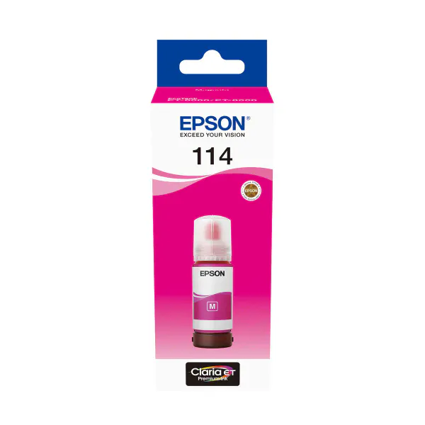 Hovedbilde Epson Blekk C13T07B340 114 Magenta Ecotank