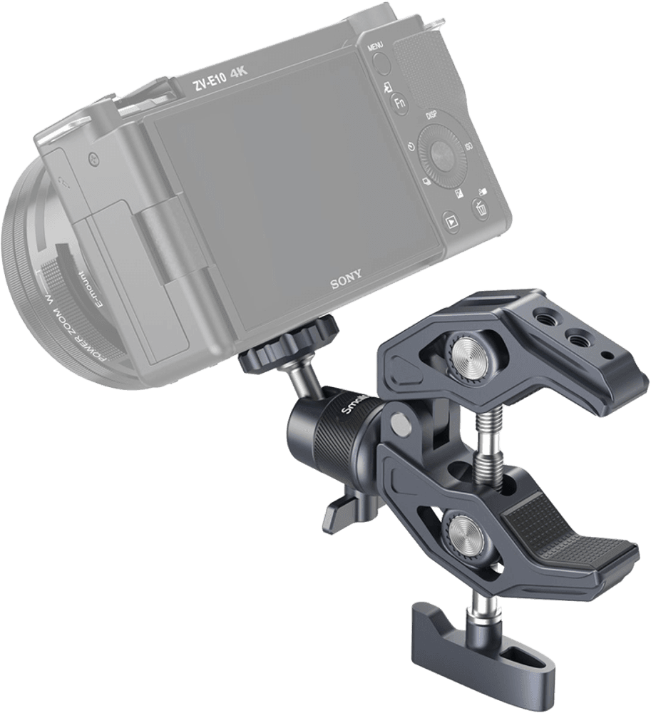 SmallRig 4102 Super Clamp with 360 Ballhead Mount for Action Cameras