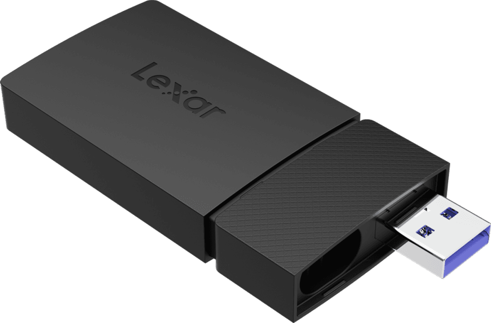 Lexar Cardreader microSD/SD I Dual Slot USB-A/C microSD Card USB 3.1 Reader, up to 255MB/s read