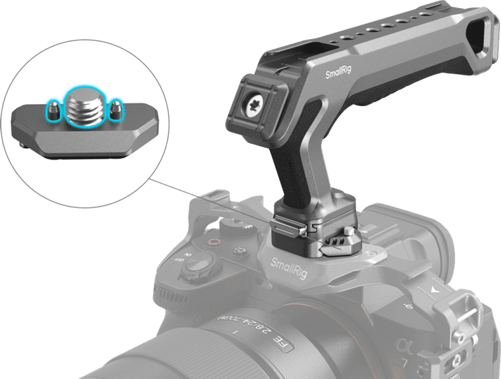 SmallRig 4483 HawkLock H21 hurtigutløsende topphåndtakssett