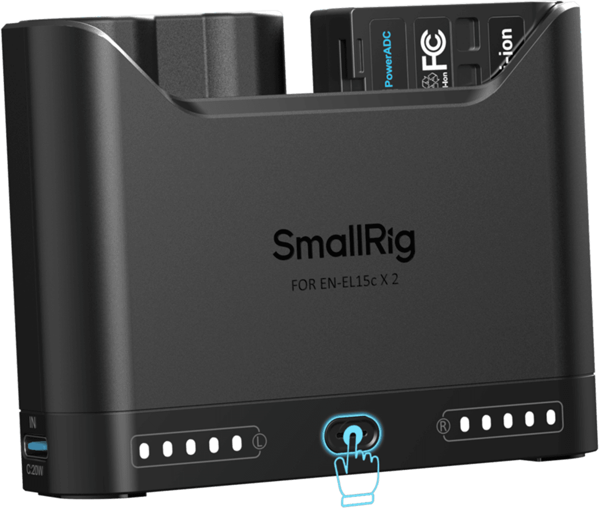 SmallRig 5486 Turbo Charging Kit for EN-EL15c Camera Batteries
