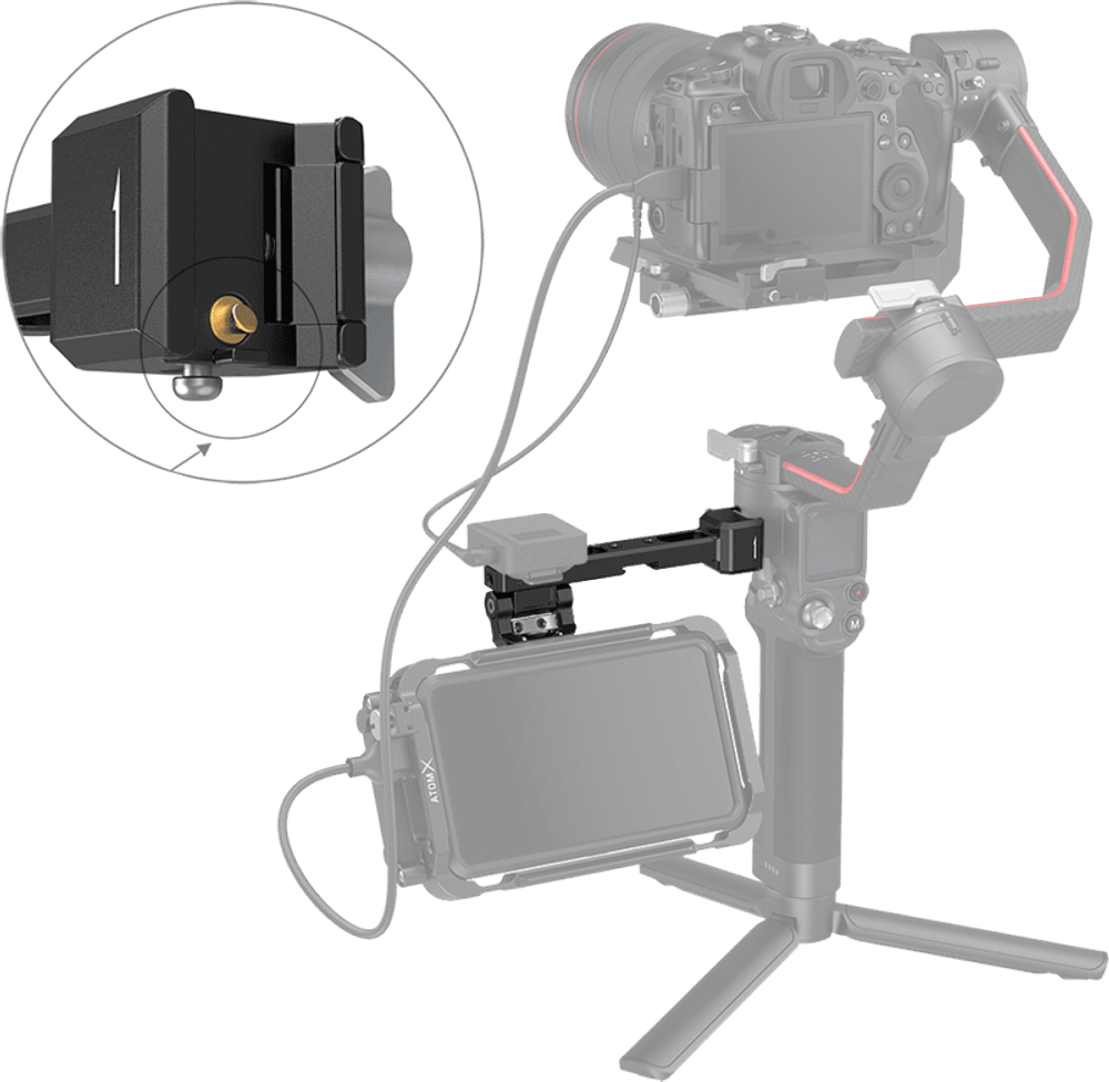 SMALLRIG 3026 Monitormontering for Ronin RS2/RSC2