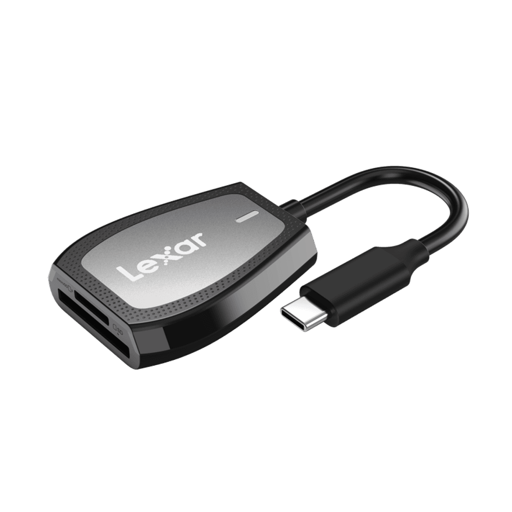 Lexar Cardreader SD & microSD (LRW470U) UHS-II Dual-Slot Reader (USB-C)