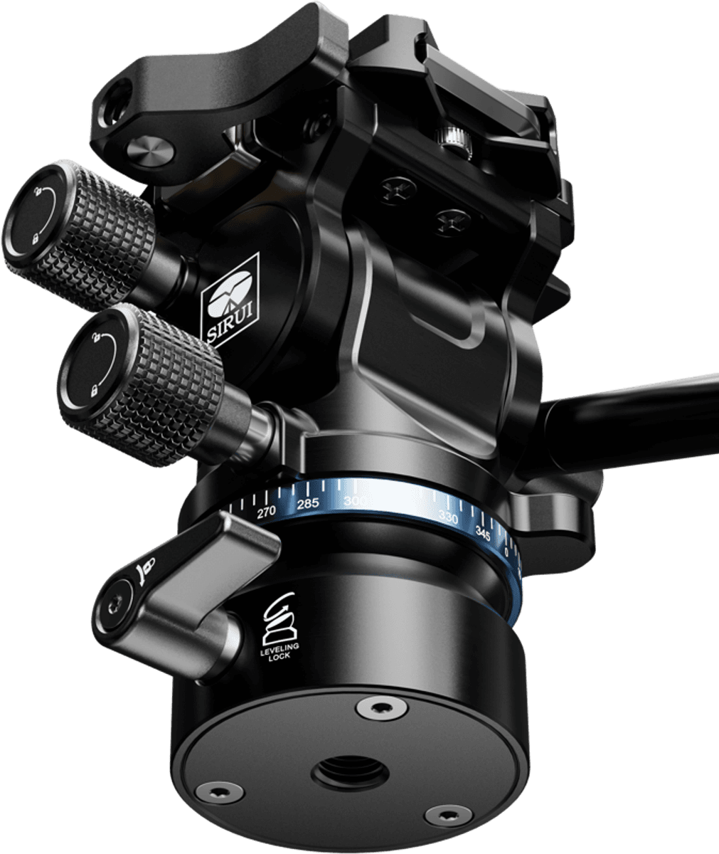Sirui  Pan & Tilt Head with Leveling Base KV-10
