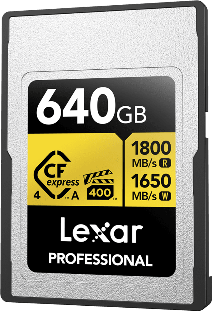 Lexar CFexpress 4.0 Pro Gold, VPG400, R1800/W1650 (Type A) 640G