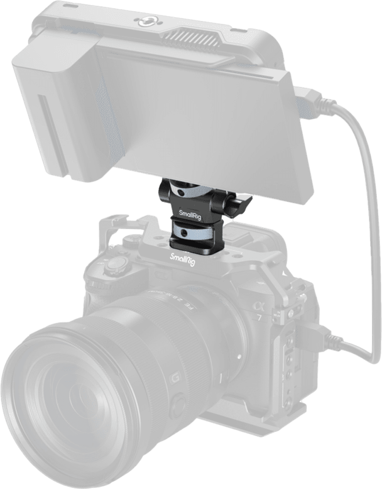 SmallRig 4886 Swivel and Tilt Adjustable Monitor Support with 1/4