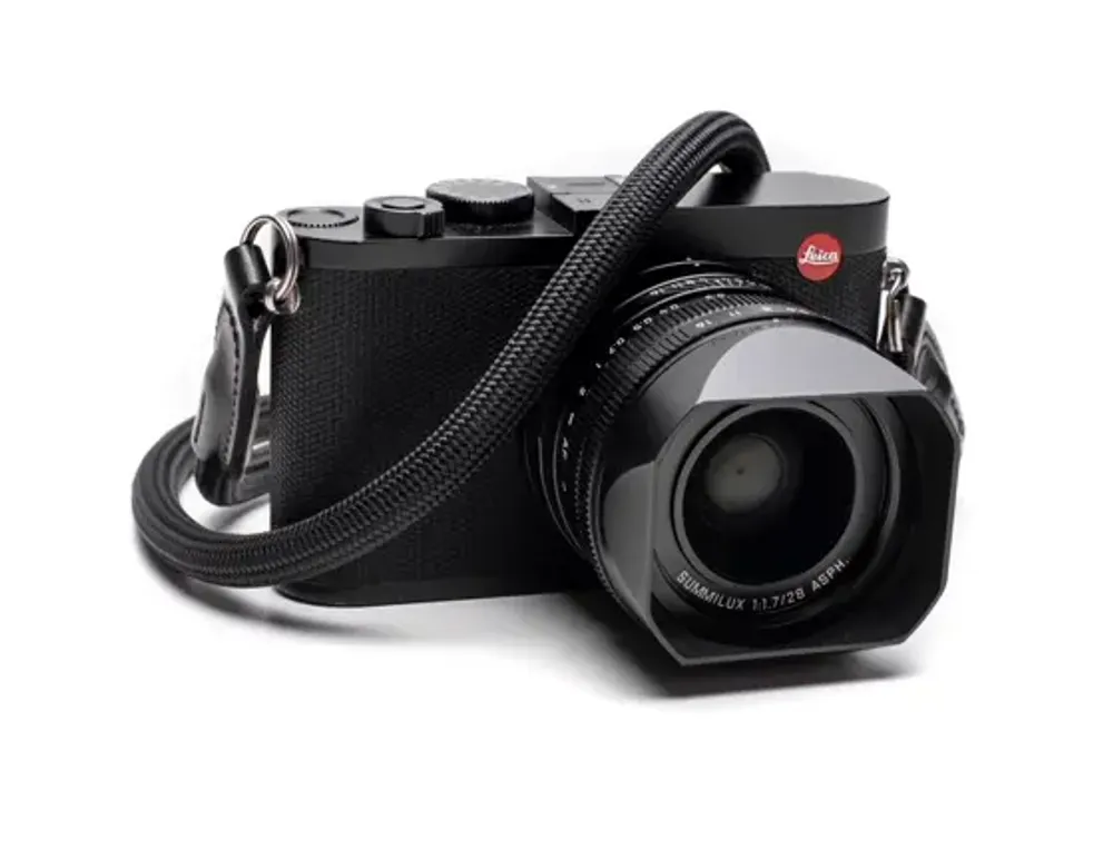 Leica Rope Strap, black, 126 cm, Ring