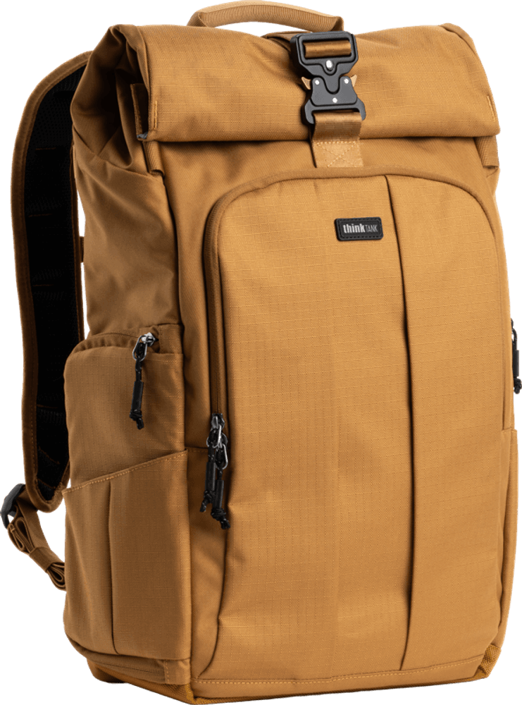 Think Tank FocusPoint 30L I Hybrid RollTop Backpack I Golden Hour