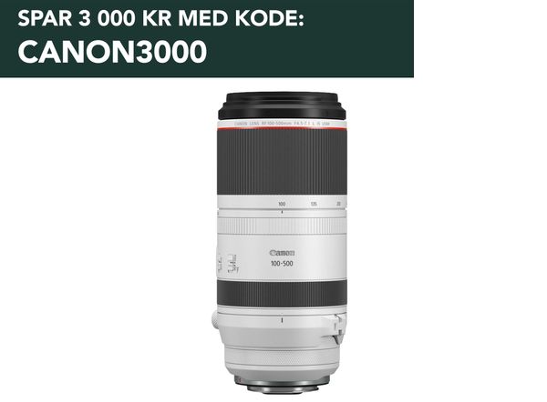 Hovedbilde Canon RF 100-500mm f/4.5-7.1L IS USM