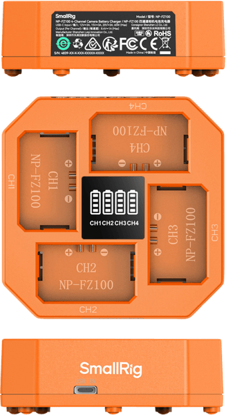 Hovedbilde SmallRig 4839 NP-FZ100 4-Channel Camera Battery ...