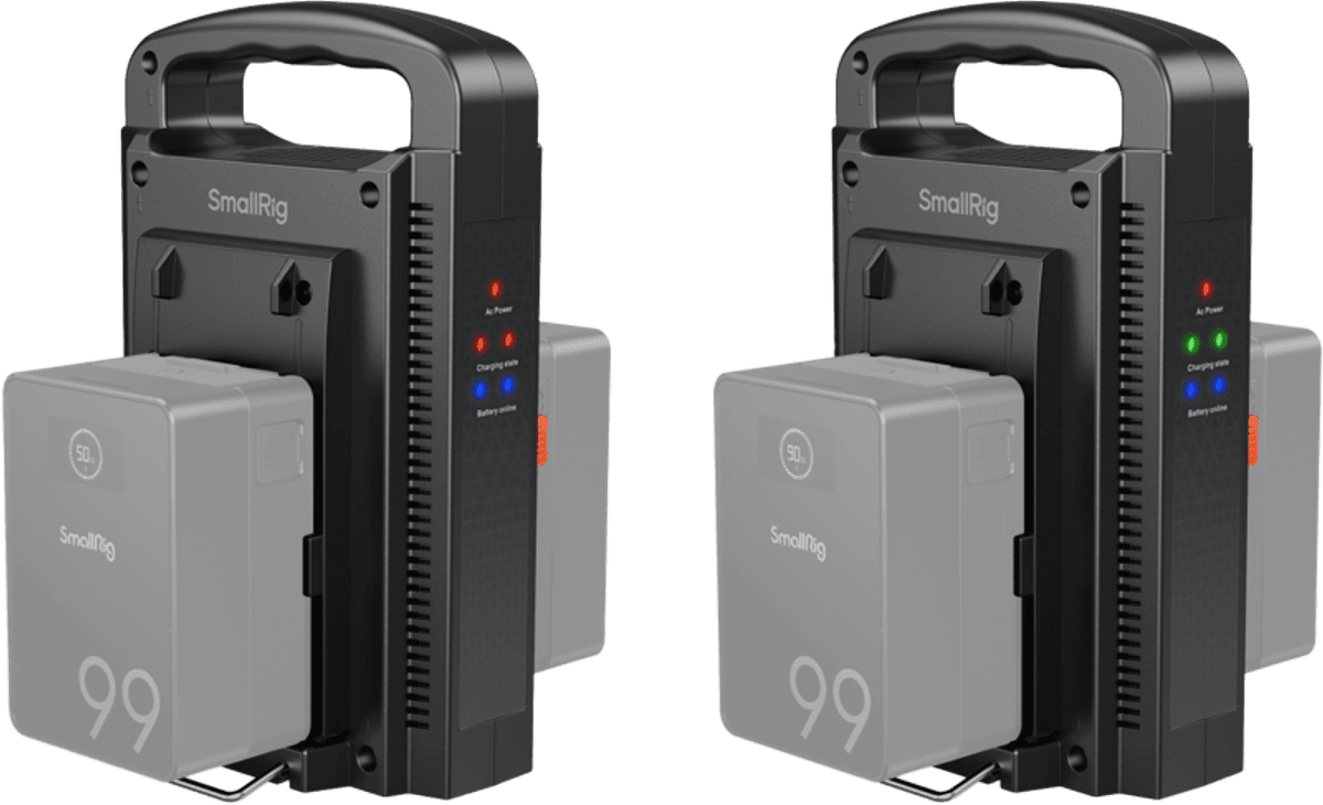 SmallRig 4578 Dual Channel V-Mount Battery Charger