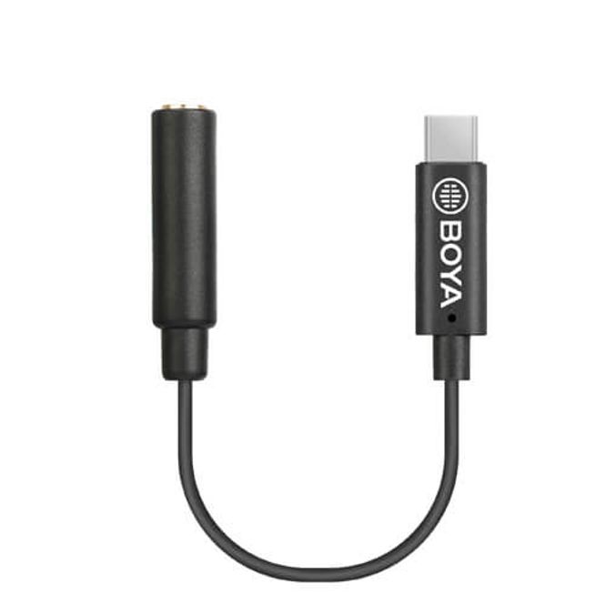 Hovedbilde Boya Mikrofondapter USB-C - 3.5mm BY-K4