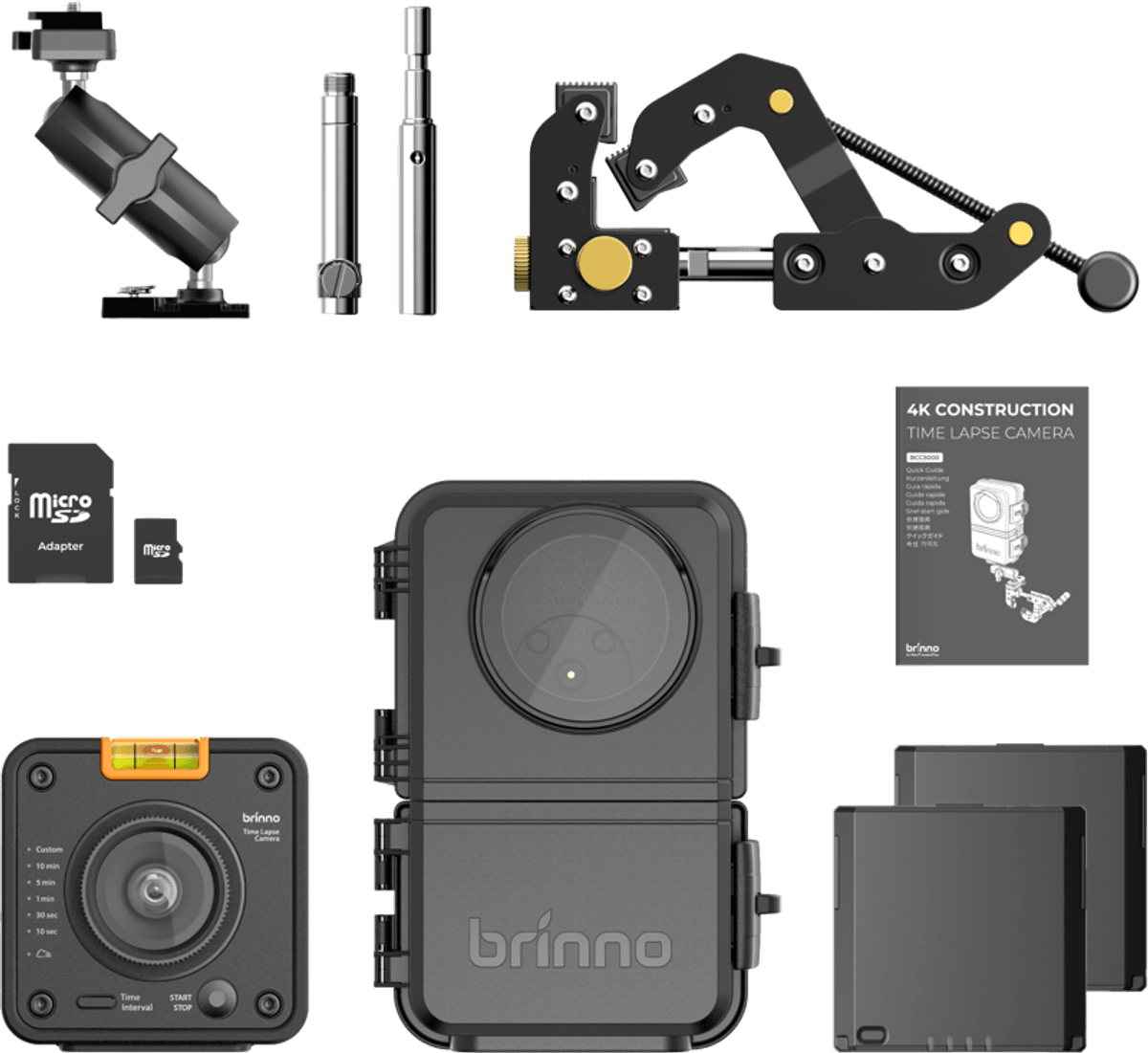 Brinno BCC5000 4K Construction Camera Bundle
