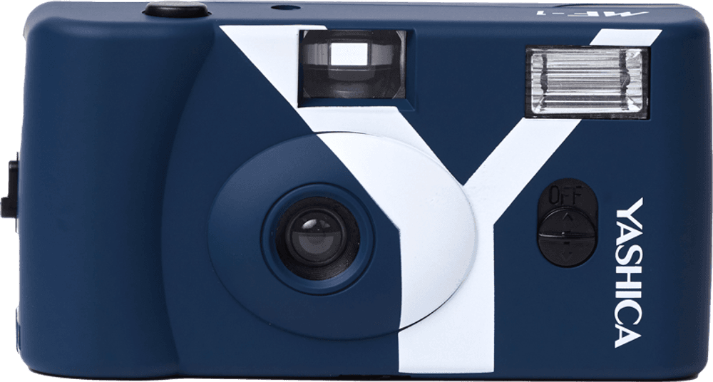 YASHICA MF-1 Snapshot Art Camera (Prussian Blue)