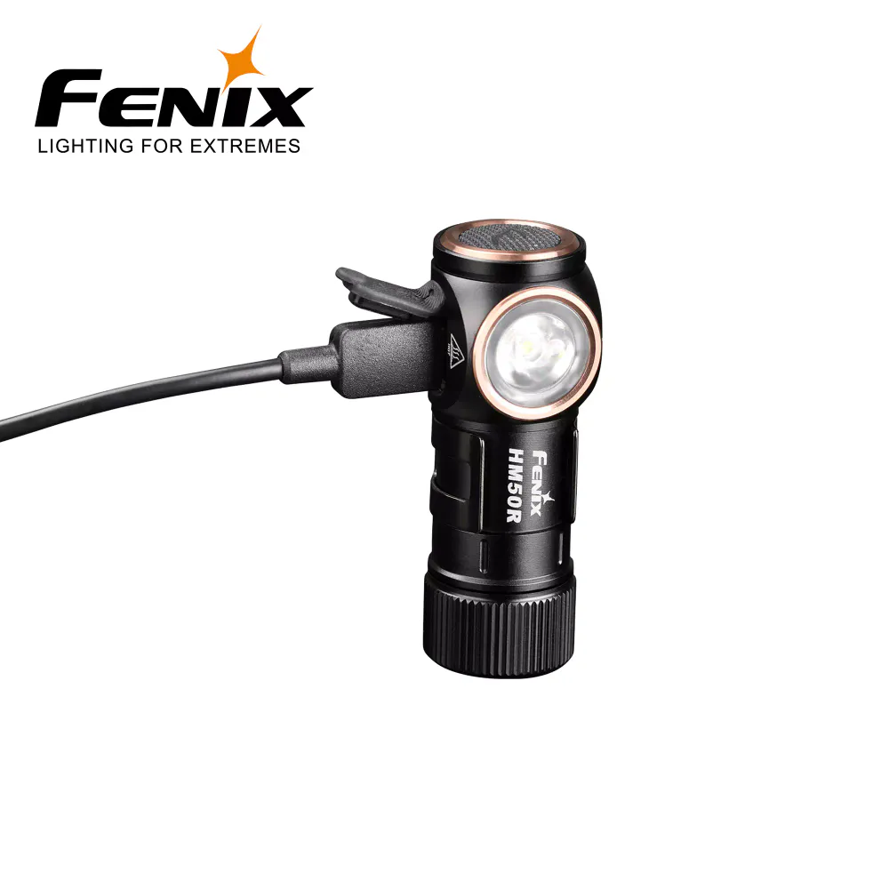 Fenix HM50R V2.0 Hodelykt Kompakt kombilykt med stor sidebryter, lett å bruke med votter eller hansker.