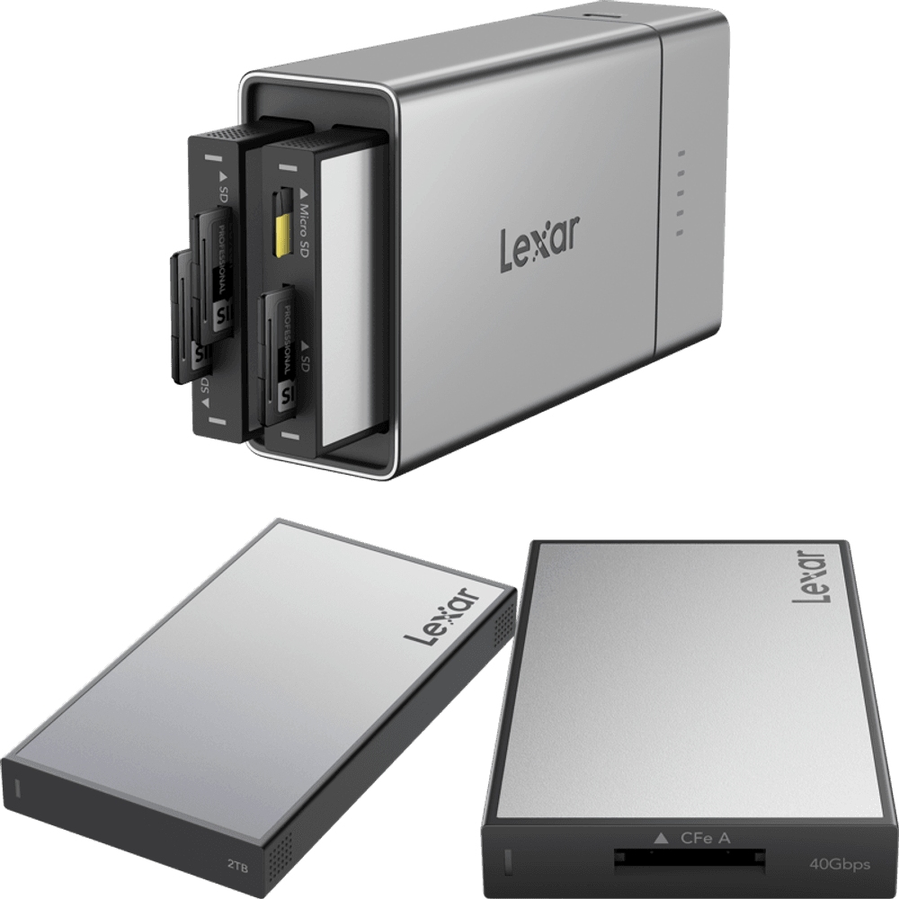 Lexar Professional Workflow Go I med CFexpress 4.0 Type A leser og 2TB SSD